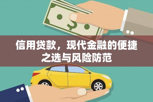 两江新区信用贷款，现代金融的便捷之选与风险防范