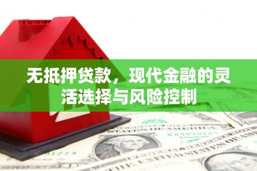 两江新区无抵押贷款，现代金融的灵活选择与风险控制