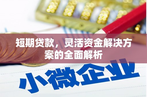 两江新区短期贷款，灵活资金解决方案的全面解析