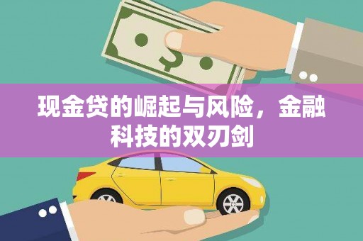 两江新区现金贷的崛起与风险，金融科技的双刃剑