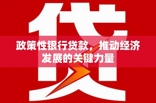 两江新区政策性银行贷款，推动经济发展的关键力量