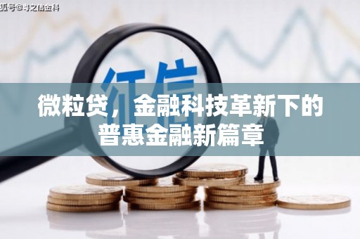 两江新区微粒贷，金融科技革新下的普惠金融新篇章