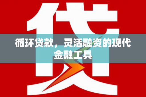 两江新区循环贷款，灵活融资的现代金融工具