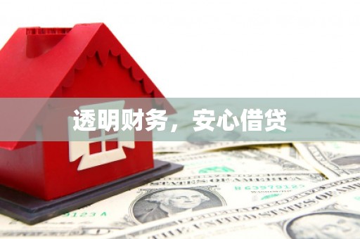 两江新区透明财务，安心借贷