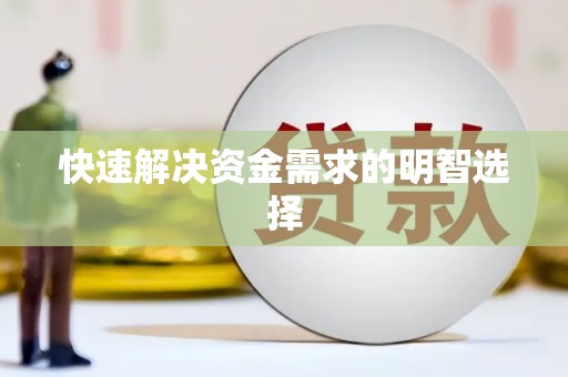 两江新区快速解决资金需求的明智选择