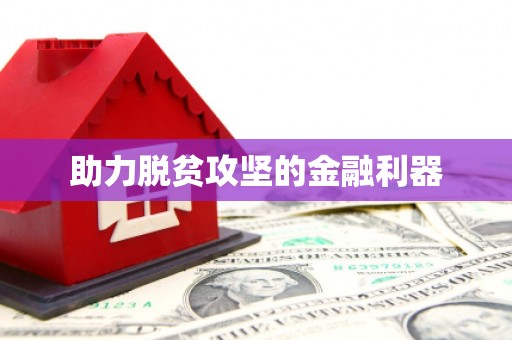 两江新区助力脱贫攻坚的金融利器